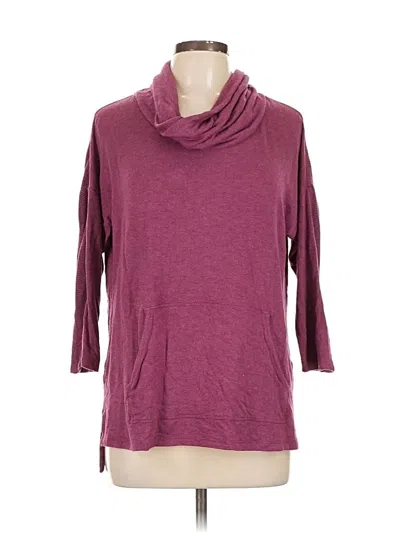 Pre-owned Market & Spruce Turtleneck Sweater In Burgundy