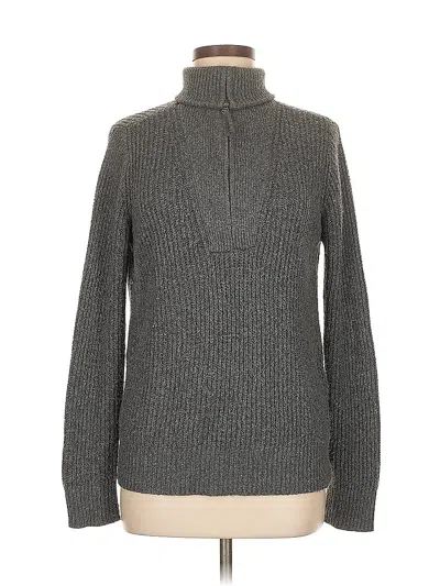 Pre-owned Market & Spruce Turtleneck Sweater In Gray