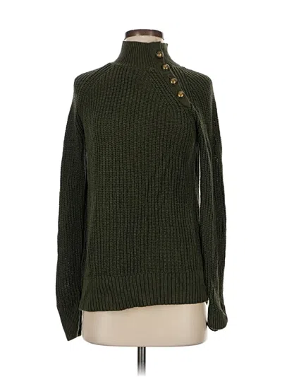 Pre-owned Market & Spruce Turtleneck Sweater In Green