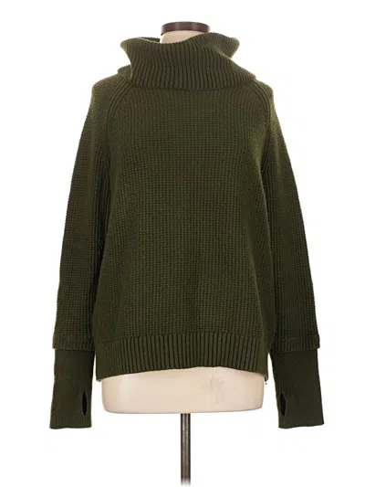 Pre-owned Market & Spruce Turtleneck Sweater In Green