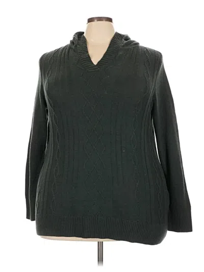 Pre-owned Market & Spruce Turtleneck Sweater In Green