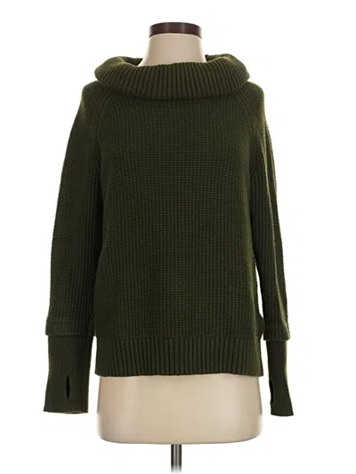 Pre-owned Market & Spruce Turtleneck Sweater In Green