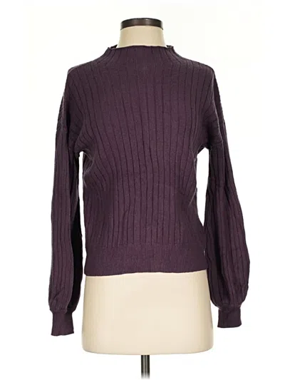 Pre-owned Market & Spruce Turtleneck Sweater In Purple