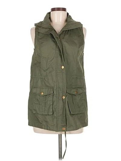 Pre-owned Market & Spruce Vest In Green