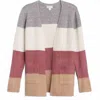 Market & Spruce Women's Open Cardigan In Multi In Multi