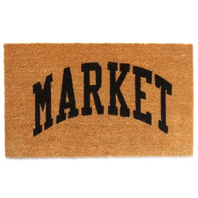 Pre-owned Market Arc Doormat In Brown