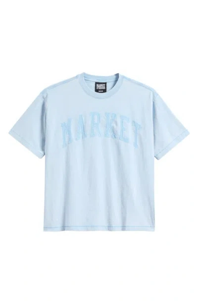 Market Arc Logo Appliqué T-shirt In Blue