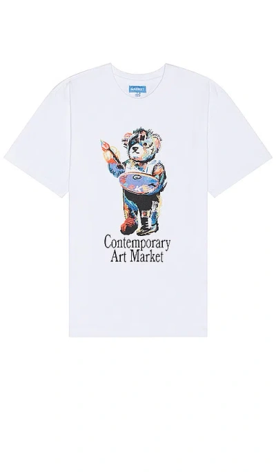 Market Art  Bear T-shirt In 白色