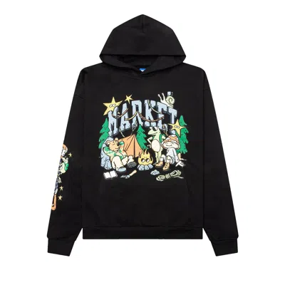 Pre-owned Market Backcountry Buds Hoodie 'black'