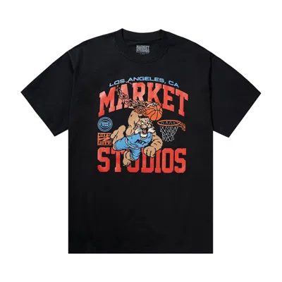 Pre-owned Market Ballin Bobcat T-shirt 'washed Black' | Men's Size L