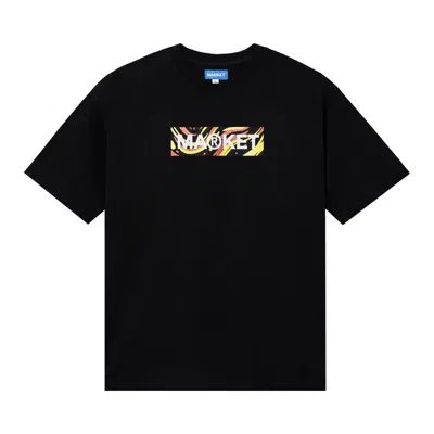 Pre-owned Market Bar Logo T-shirt 'black'