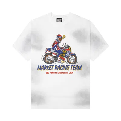 Pre-owned Market Bear On A Bike T-shirt 'white' | Men's Size L