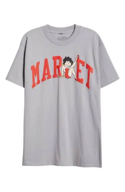 Market Betty Boop Arch Logo Graphic T-shirt In Light Purple
