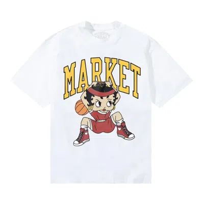 Pre-owned Market Betty Boop Dunking T-shirt 'white' | Men's Size M