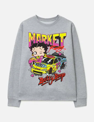Market Betty Boop Racing Sweatshirt