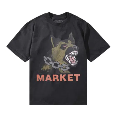 Pre-owned Market Beware Combat T-shirt 'black Enzyme Wash' | Men's Size Xl