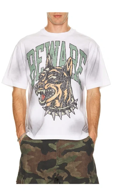 Market Beware The Dobie Tee In White
