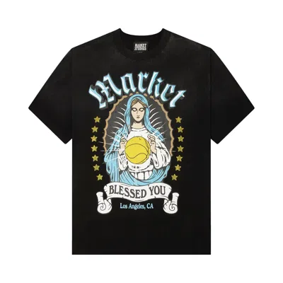 Pre-owned Market Bless The Ball T-shirt 'black' | Men's Size S