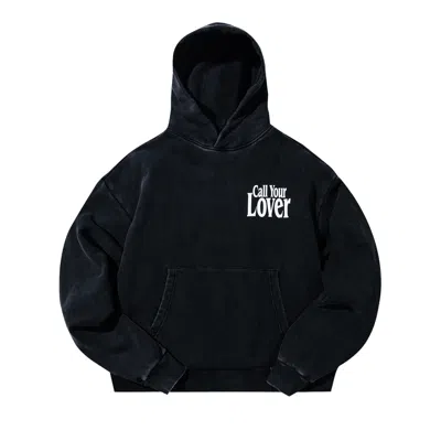 Pre-owned Market Call Your Lover Hoodie 'washed Black' | Men's Size Xl