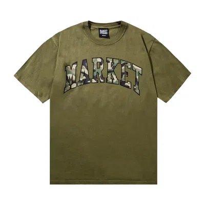 Pre-owned Market Camo Arc T-shirt 'sphagnum' | Green | Men's Size M