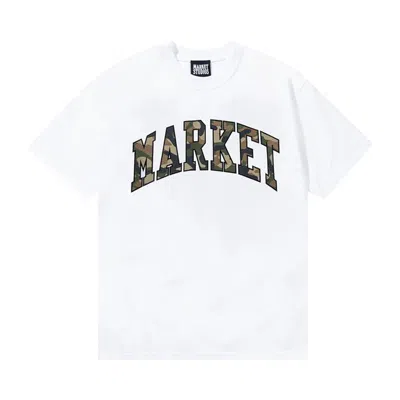 Pre-owned Market Camo Arc T-shirt 'white' | Men's Size Xxl
