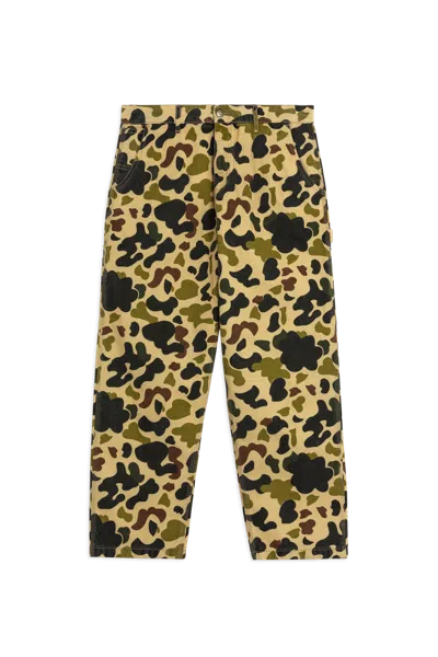 Market Camo Denim Pants In Multi