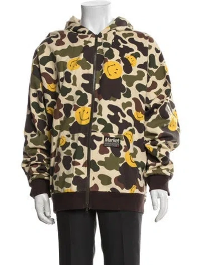 Pre-owned Market Camouflage Print Jacket In Multicolor