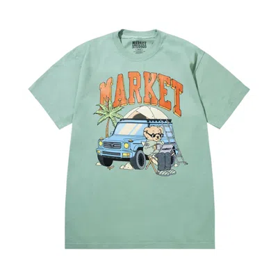 Pre-owned Market Car Camper T-shirt 'malachite Green' | Men's Size Xxl