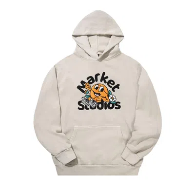 Pre-owned Market Chill In The Net Hoodie 'wood Ash' | Brown | Men's Size M