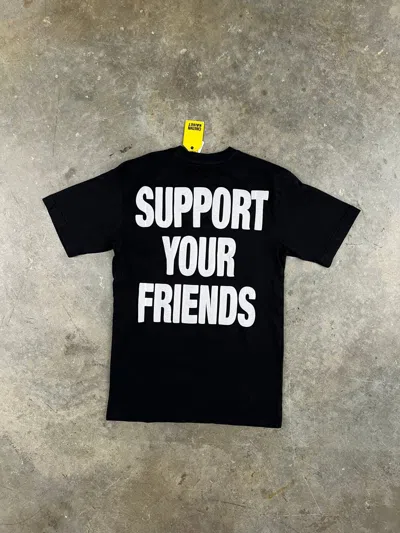 Pre-owned Market Chinatown  Woodland Animals Support Your Friends Tee In Black
