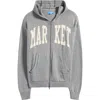 Market Classic Jacquard Zip Hoodie In Animal Print