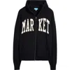 Market Classic Jacquard Zip Hoodie In Transparent