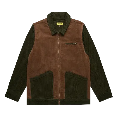 Pre-owned Market Color Block Corduroy Jacket 'brown/green'