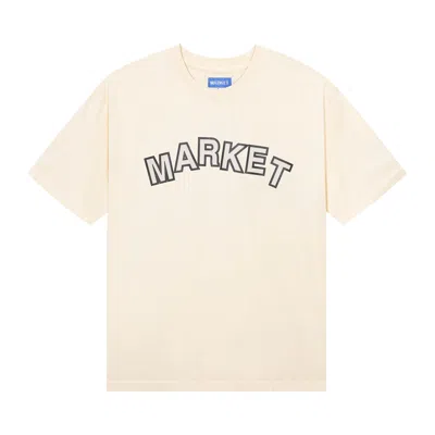 Pre-owned Market Community Garden T-shirt 'ecru' | Cream | Men's Size L In White