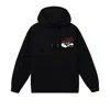 Market Graphic-print Cotton Hoodie In Black