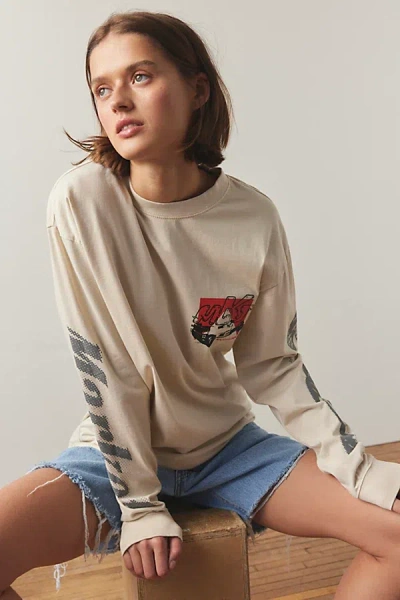 Market Corsa Long Sleeve Tee In Tan At Urban Outfitters