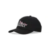 Market Curved Visor Cap Sleepy 6 Panel Hat X Pink Panther Black In Black
