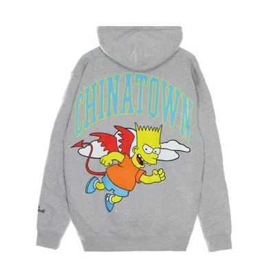 Market Devil Arc Hoodie X The Simpsons Men's Hoodie In Ash