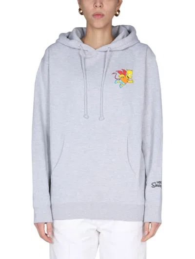 Market Devil Bart Sweatshirt In Grey