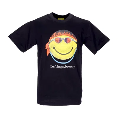 Market Don't Happy Be Worry Tee X Smiley Black Men's T-shirt