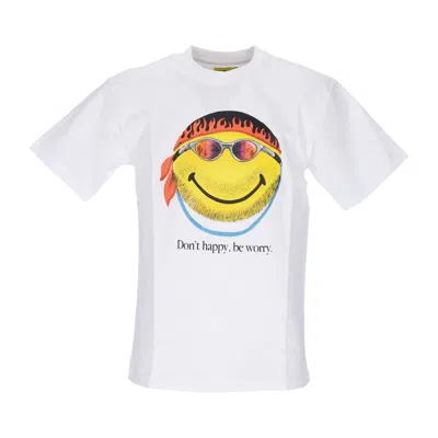 Market Don't Happy Be Worry Tee X Smiley White Men's T-shirt