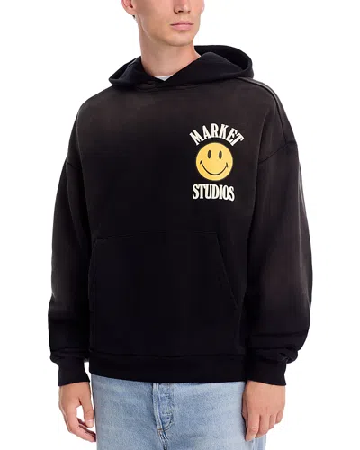 MARKET DOUBLE SMILEY GRAPHIC HOODIE