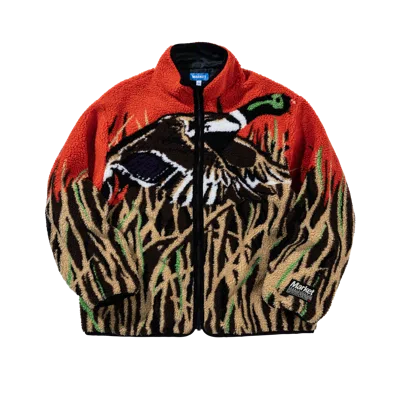 Market Duck Pond Sherpa Jacket In Multi