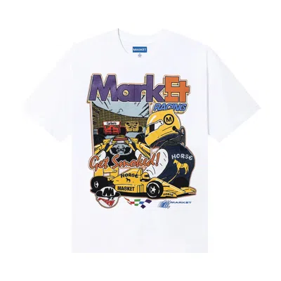 Pre-owned Market Express Racing Tee 'white' | Men's Size S