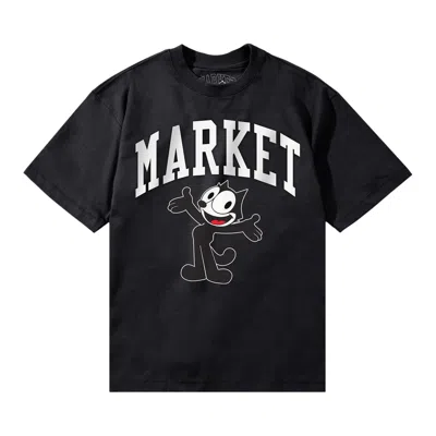 Pre-owned Market Felix The Cat Arc Tee Shirt 'vintage Black' | Men's Size Xl