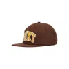 Market Flat Visor Cap For Men Arc 5 Panel Hat Acorn