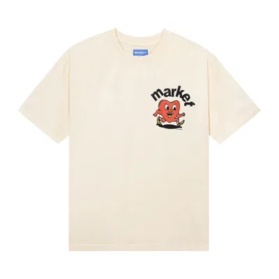 Pre-owned Market Fragile Tee 'ecru' | Cream | Men's Size L