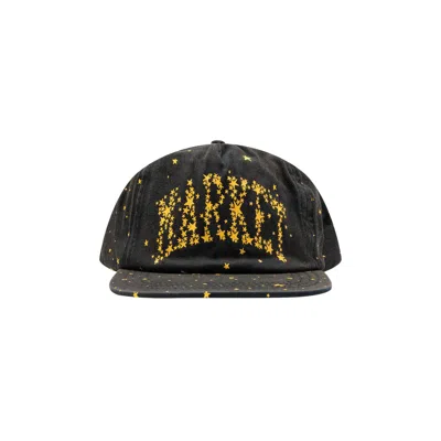 Pre-owned Market Galaxy Arc 5 Panel Hat 'pirate Black' | Men's Size Onesize