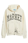 Market Galaxy Arc Embroiered Zip Hoodie