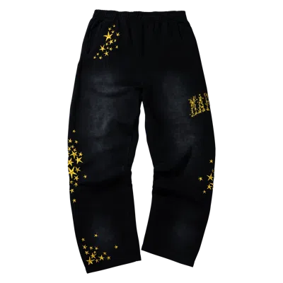 Market Galaxy Arc Open Bottom Sweatpants In Black